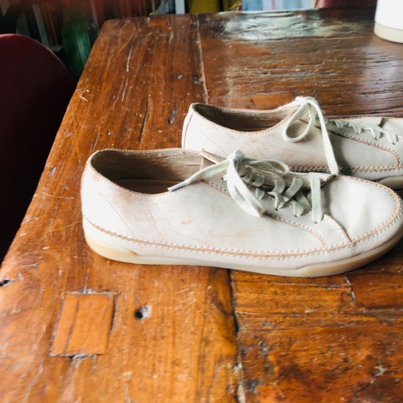 Clarks leather tie-up sneakers US10 EU41 - Picture 3 of 13